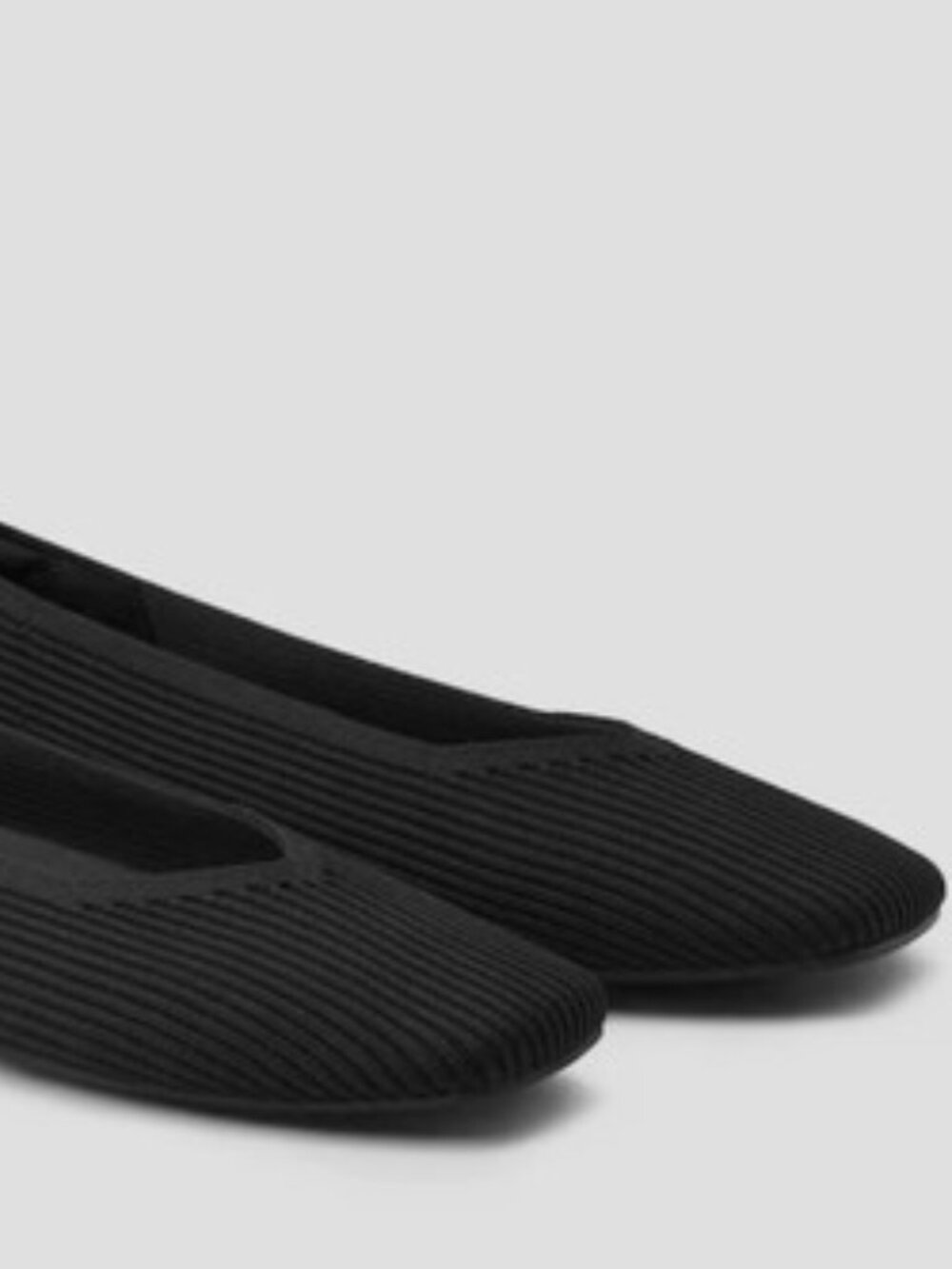 Vivaia ~ Black Margot 2.0 Square Toe Flats ~ Slip On ~ 36.5 ~ 6 / 6.5